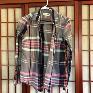 Plaid Button-Up Old Navy size Small